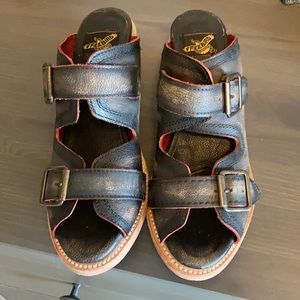 Freebird Caprice sandal wedges worn once